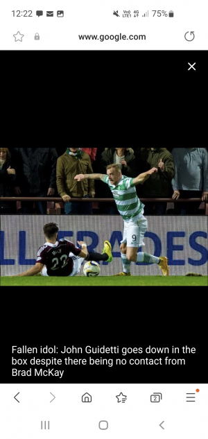 Love the clamour from celtic fans for Silvas diving but Hearts were told to suck this one up.