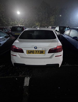 Hi all, first time poster long time reader. Flew home from Germany last night, whilst picking my car up from the car park I walked past this white BMW. Very interesting registration plate!